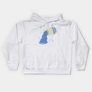 signe du zodiaque "verseau" Kids Hoodie